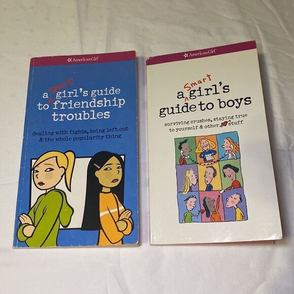 American Girl Smart Guide to Friendships and Boys Books Set of 2 EUC - Picture 1 of 11